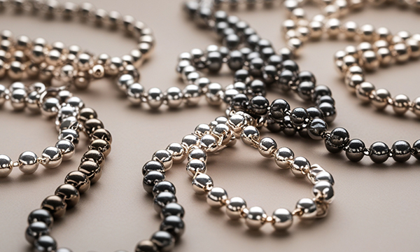 Necklace chains and pendant components for jewelry making