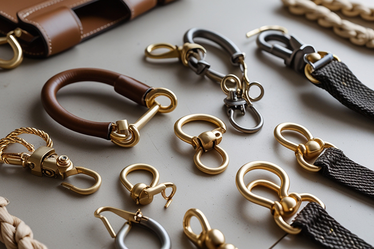 Bag handles and strap hardware components from China