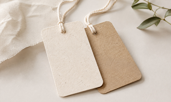 FSC certified organic labels and hang tags for sustainable brands