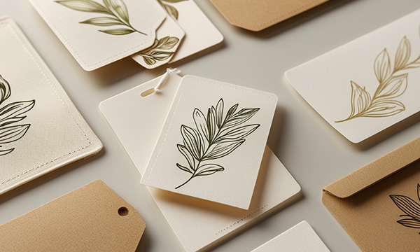 FSC certified organic labels and hang tags for sustainable brands