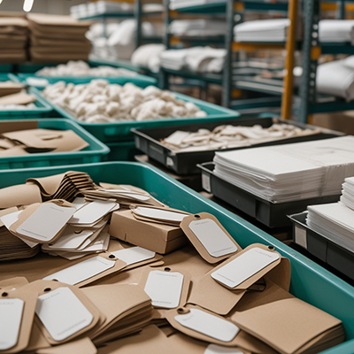 FSC certified organic labels and hang tags for sustainable brands