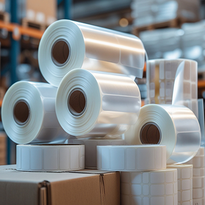Stickers and barcode labels for product and retail packaging