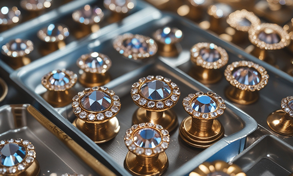 Metal rivets and studs for leather goods and apparel
