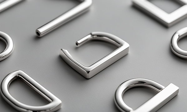 Metal chains and rings for bags and accessory hardware