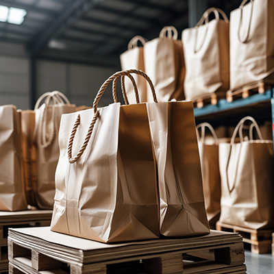 Paper and non-woven shopping bags custom brand packaging