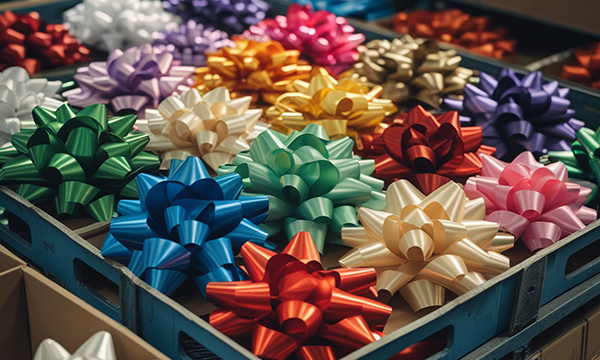 Ribbons and packaging cords for gift wrapping wholesale