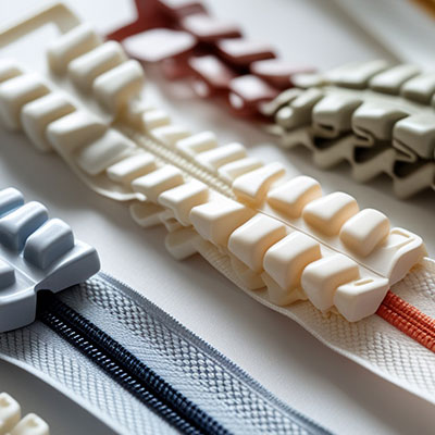 Garment zippers and closure hardware wholesale from China