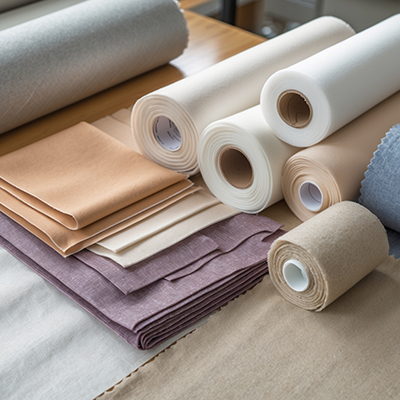Interlining lining and padding materials for fashion brands